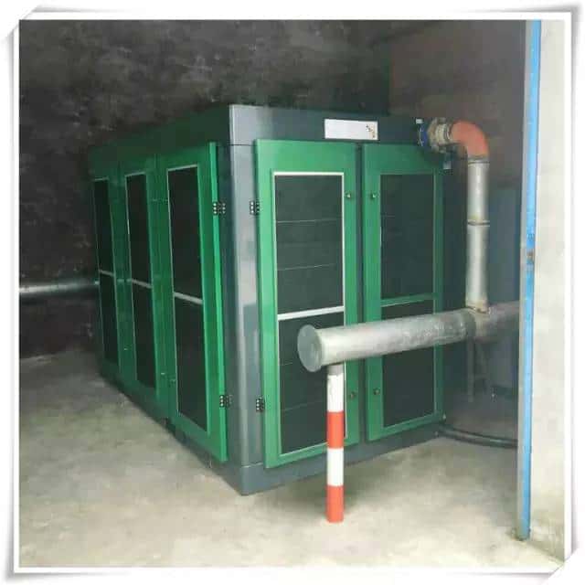 薩震132千瓦永磁變頻雙級壓縮螺桿空壓機