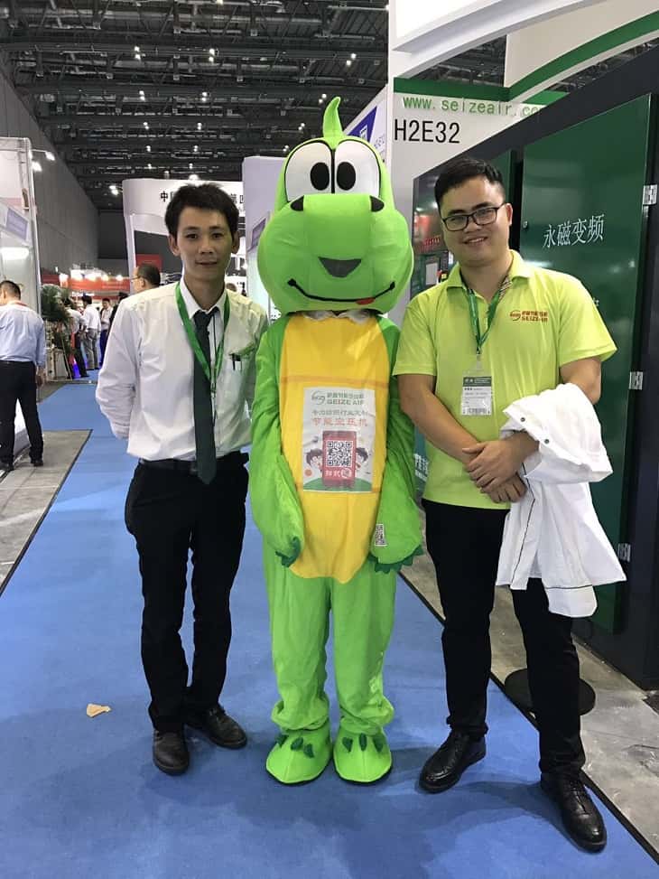 薩震空壓機吉祥物