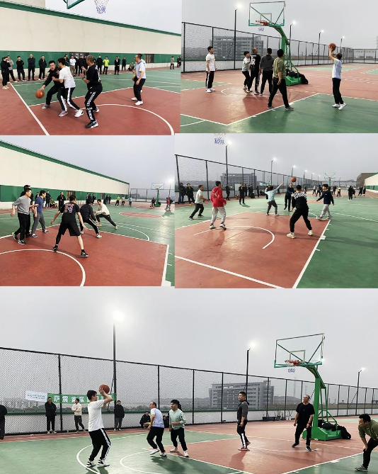 薩震節能空壓機籃球比賽現場