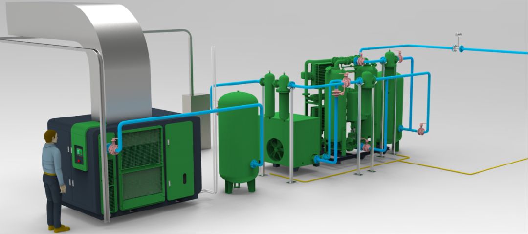 薩震節(jié)能空壓機站房